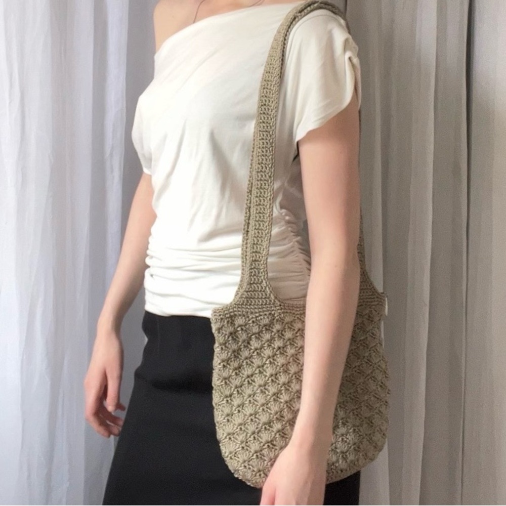 💛Vintage // Crochet Knit Bag💛